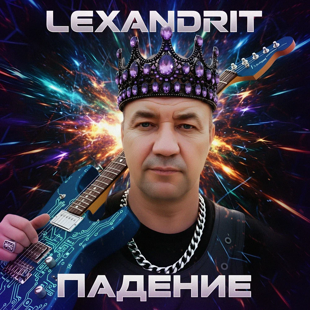 Обложка на песню "Падение" от исполнителя LEXANDRIT, автор Дмитрий Кузьминых